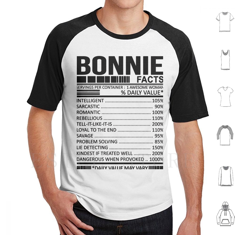 Nutrition & Fitness Hub Photos - ボニー栄養成分Tシャツ メンズ コットン 6XL ボニーの名前の意味 ボニーの名前の意味