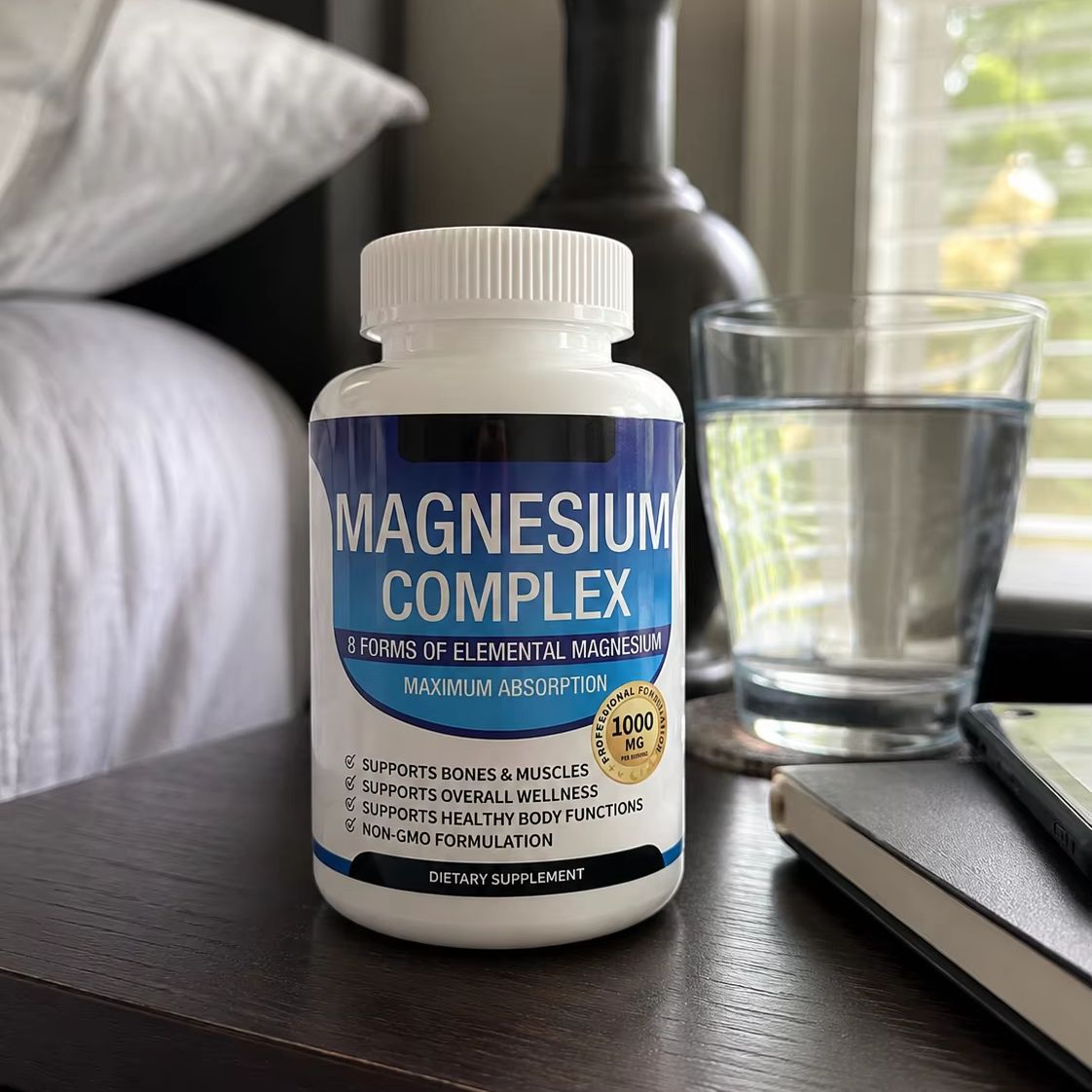 マグネシウム複合体1000mgカプセル（グリシン酸、クエン酸 - Magnesium Glycinate Capsule のレビューと価格