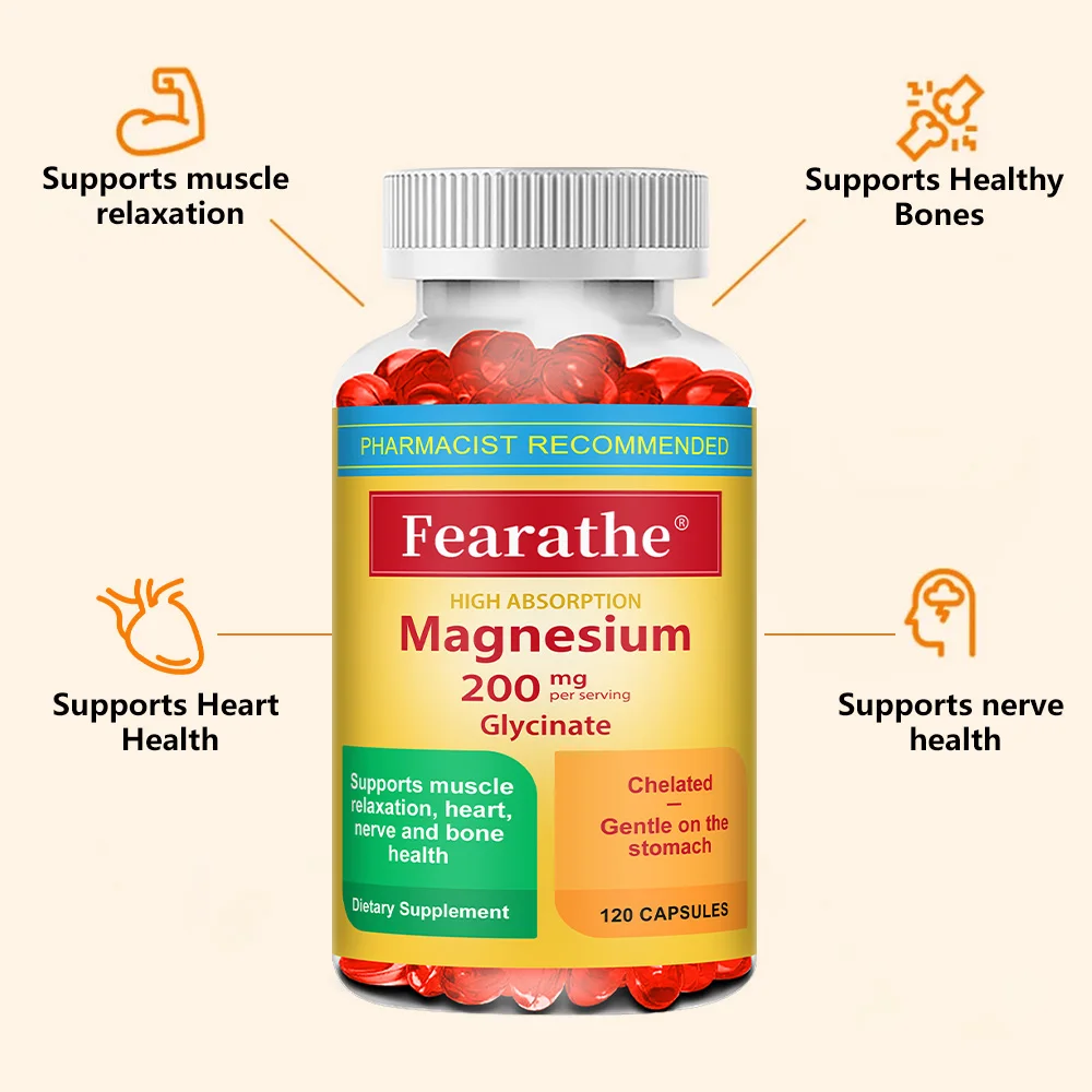 睡眠の質を向上させ、関節と骨髄の健康をサポートし、免疫システ - Magnesium Glycinate Capsule のレビューと価格
