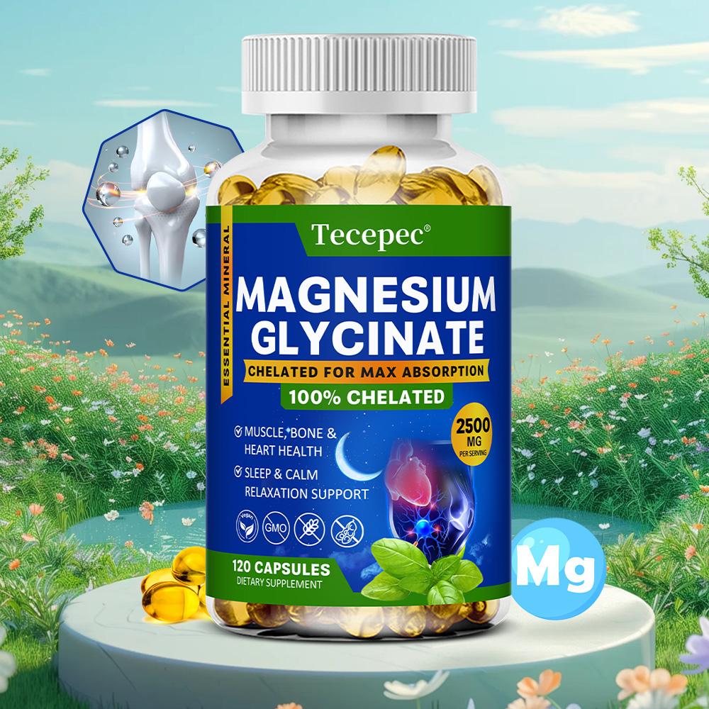 グリシン酸マグネシウムカプセル 2500mg - 筋肉、神経 - Magnesium Glycinate Capsule のレビューと価格